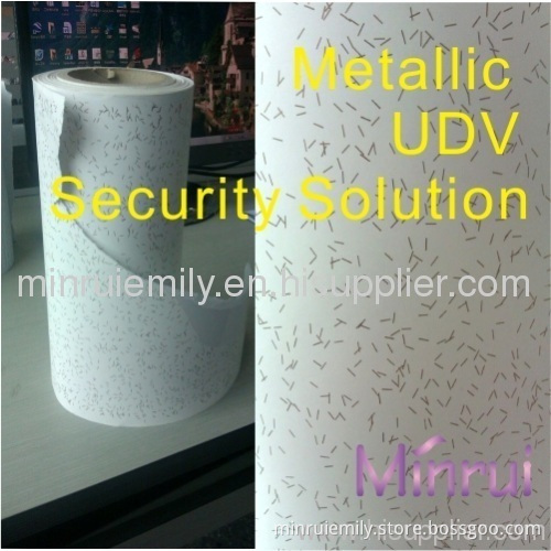 Metallic Destructible Vinyl,unique Security Label Materials For Security Labels Solution